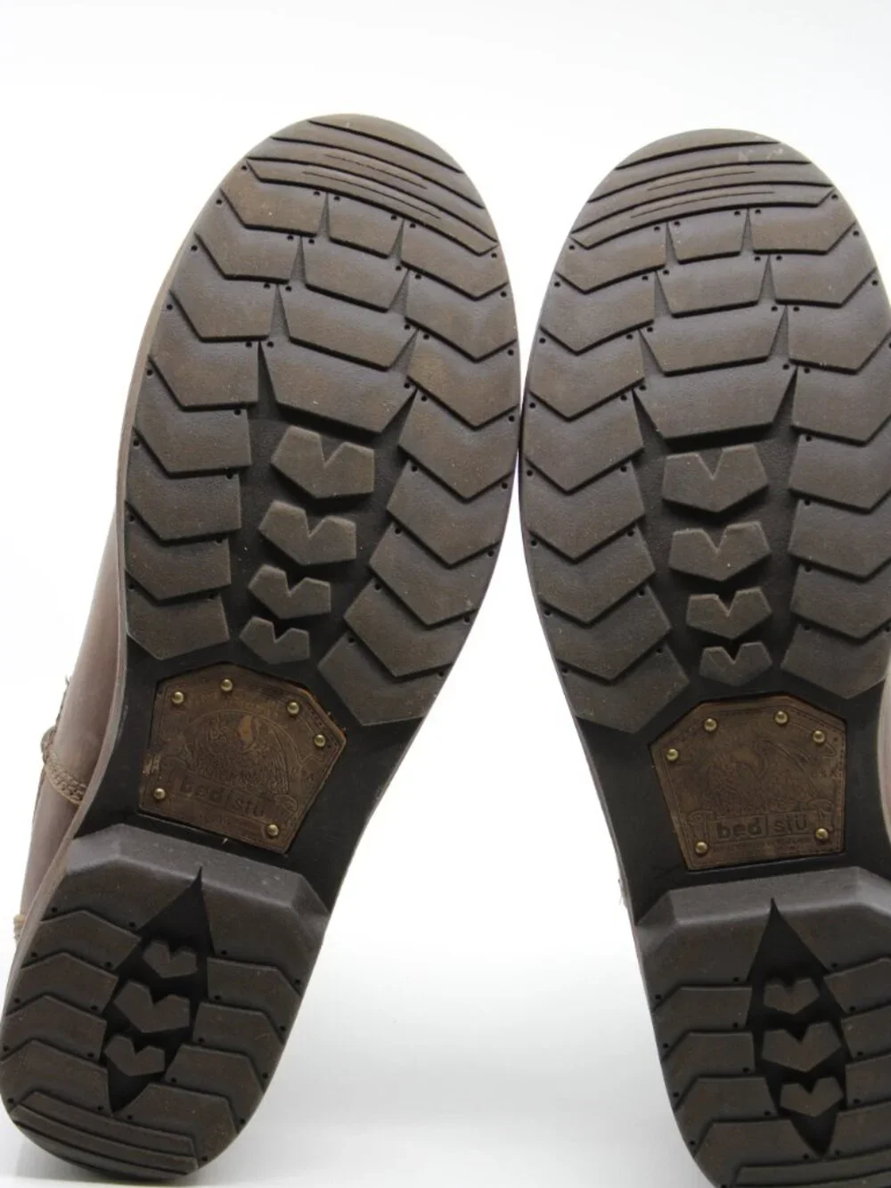 Bed Stu NWT Men Ankle Botts Brown Genuine Distress Leather S 12M Elastic Cushion
